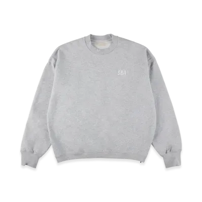 WIND AND SEA Cozy Crewneck Sweatshirt "Heather Gray"
