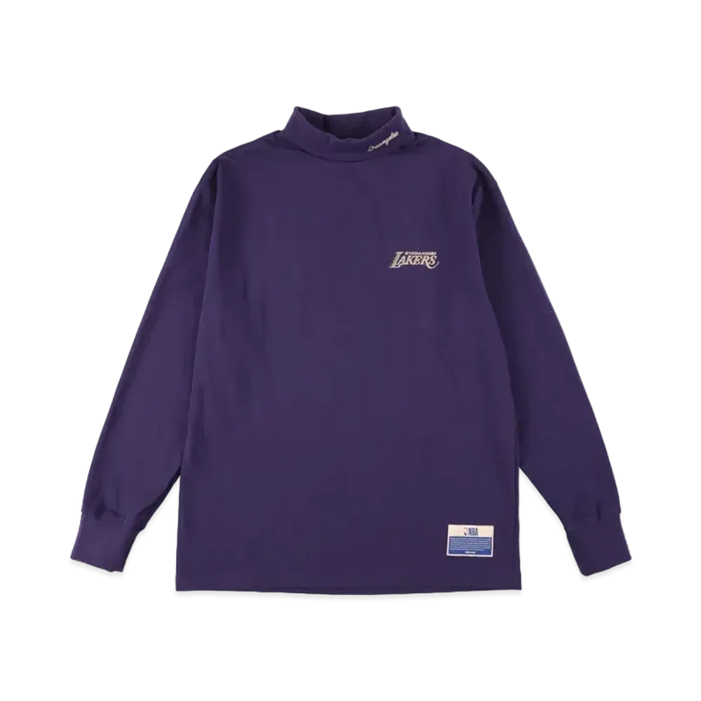 ウィンダンシー x エヌビーエー タートル ネック L/S (ロサンゼルス・レイカーズ) "LAL"