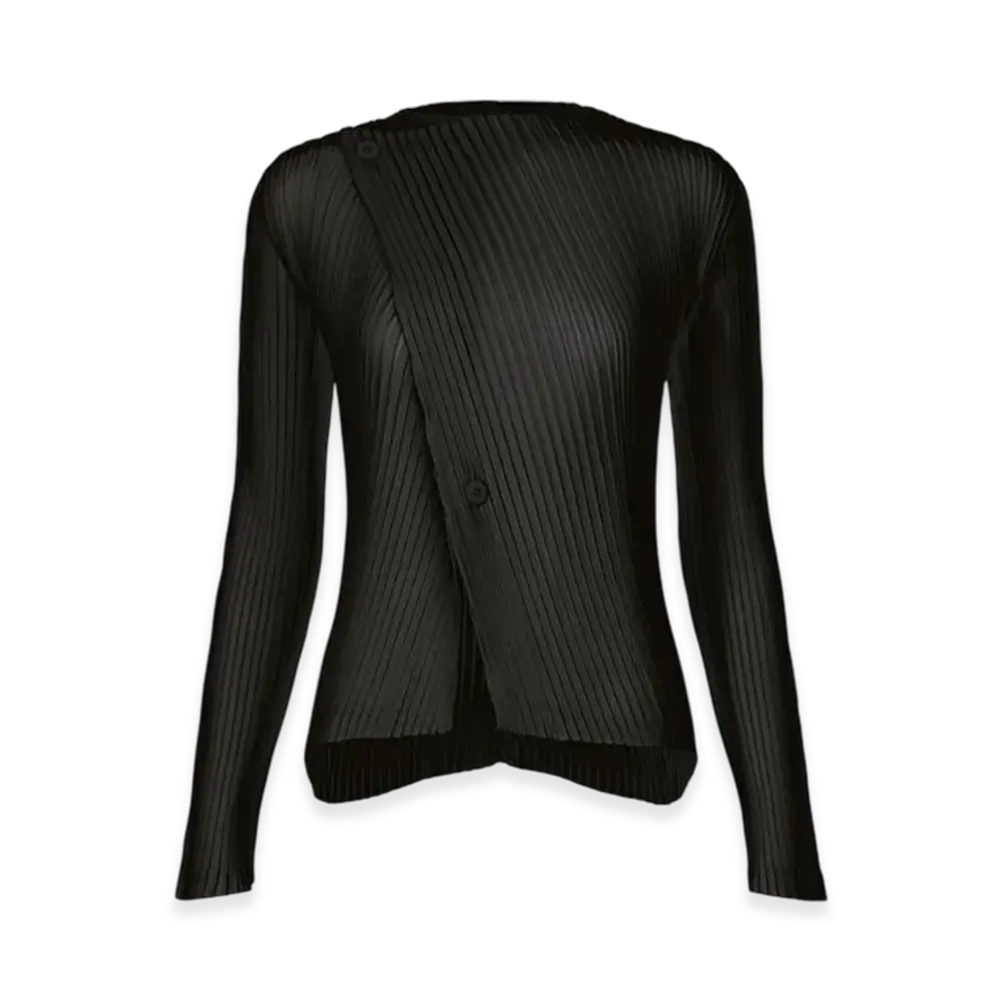ISSEY MIYAKE Shadow Study Pleats Solid "Black"