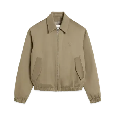AMI PARIS Amidou Cool Zip Jacket "Laurier"