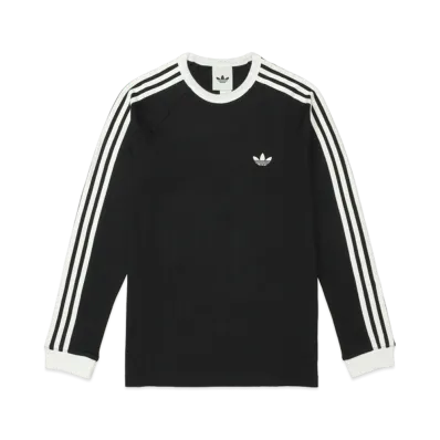 adidas 3-Stripes Long Sleeve T-Shirt "Black"