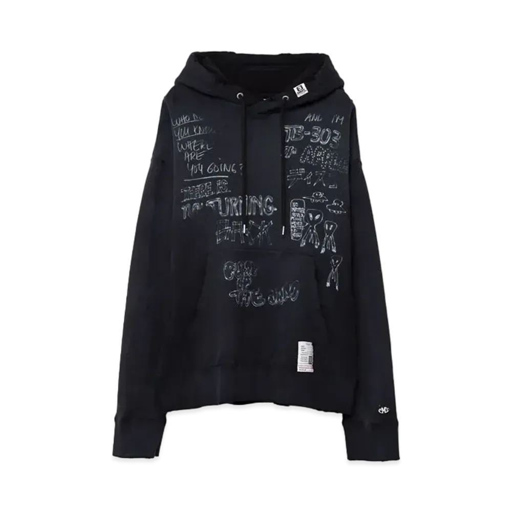 Maison MIHARA YASUHIRO Distressed Hoodie "Black"