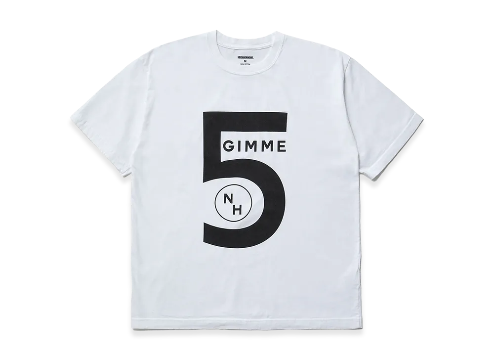 NEIGHBORHOOD x Gimme Five . Tee SS-2 "White"