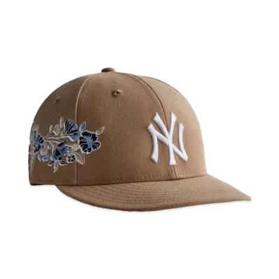 Kith x New Era x New York Yankees Floral Low Profile Fitted "Beige"