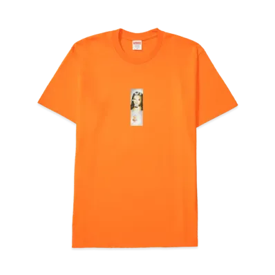 Supreme Prayer Card Box Logo Tee "Orange"