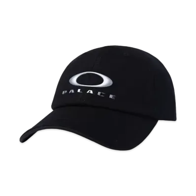 PALACE OAKLEY 6-Panel "Black / Silver"