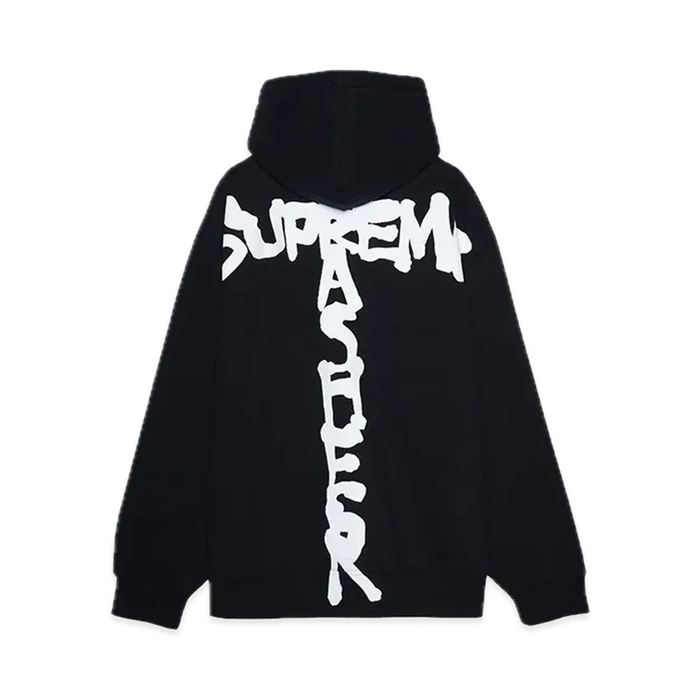 Supreme x Thrasher Zip Up Hooded Sweatshirt "Black"