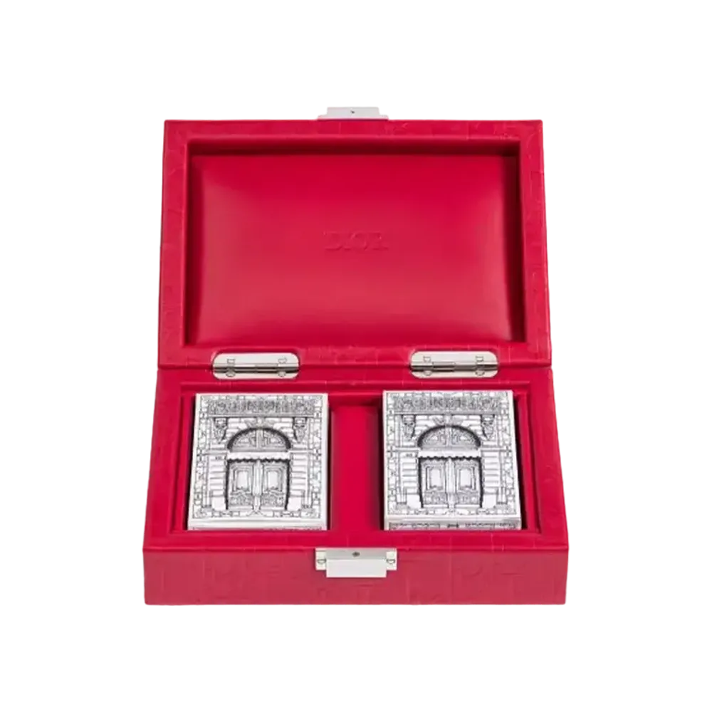 Dior Plying Cards Case Dior Oblique "Red"