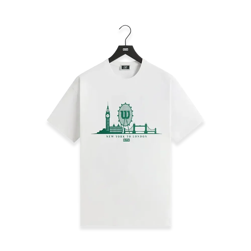 Kith x Wilson NY To London Tee "White"