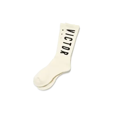 Victor Victor Worldwide Logo Socks "White"