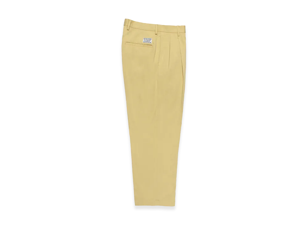 WACKO MARIA x Solbiati Double Pleated Trousers "Yellow"
