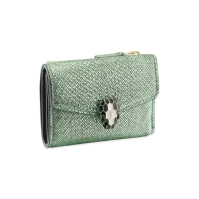 BVLGARI Serpenti Forever Wallet "Green"