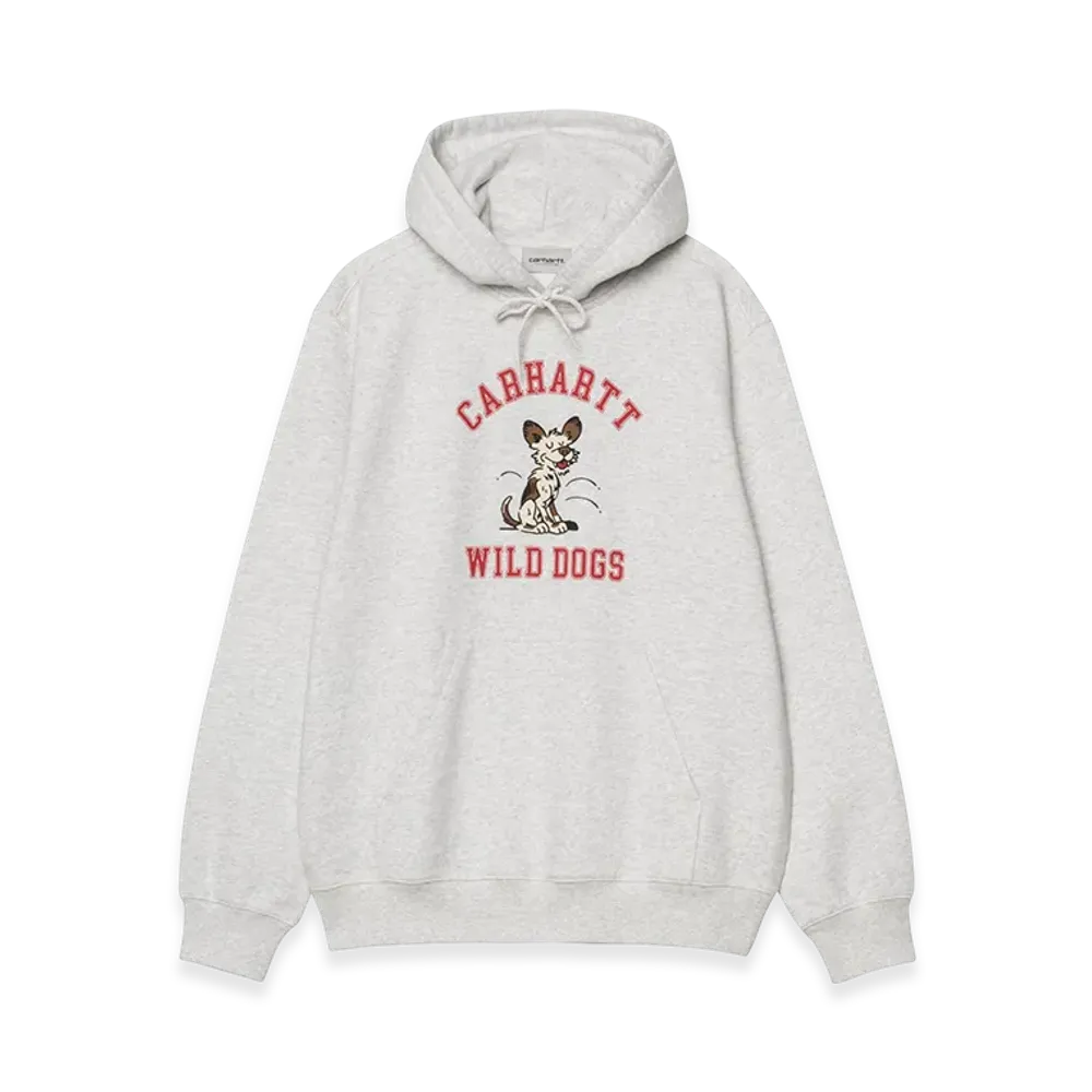 Carhartt WIP Hooded Wild Dog Sweat "Ash Heather"