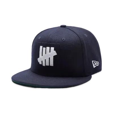 UNDEFEATED X NE Icon Patch Fitted "Navy"
