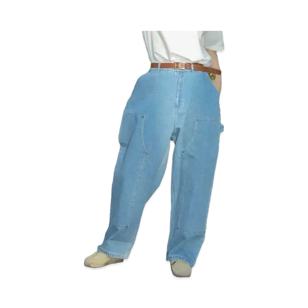 Student Apathy double knee pants "Blue"