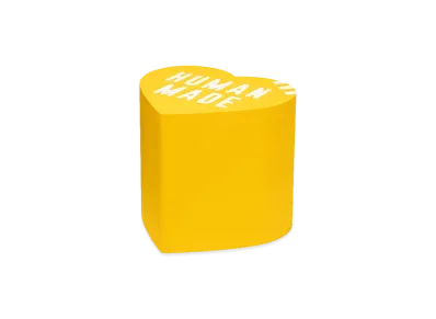 HUMAN MADE Heart Urethane Stool "Yellow"