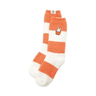 GELATO PIQUE x Dick Bruna Baby Moko Border Socks "Cream"