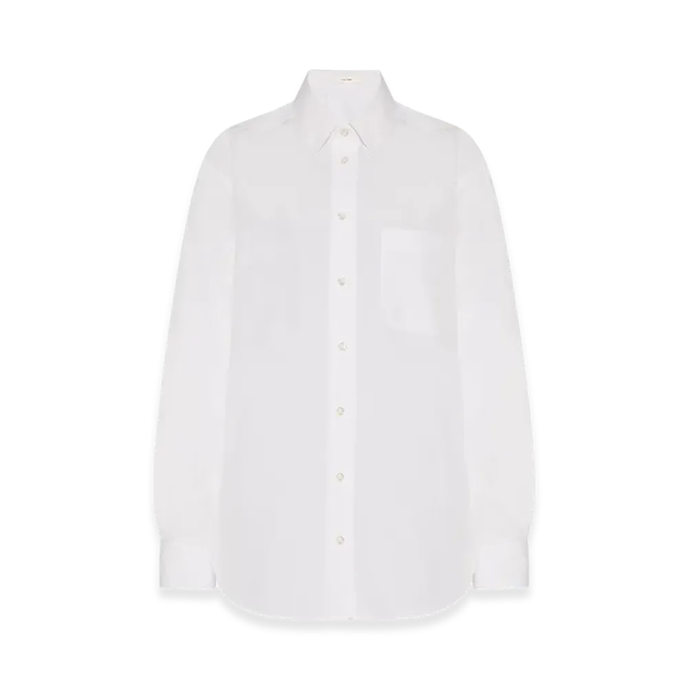 The Row Women's Gavina Cotton Shirt "White"