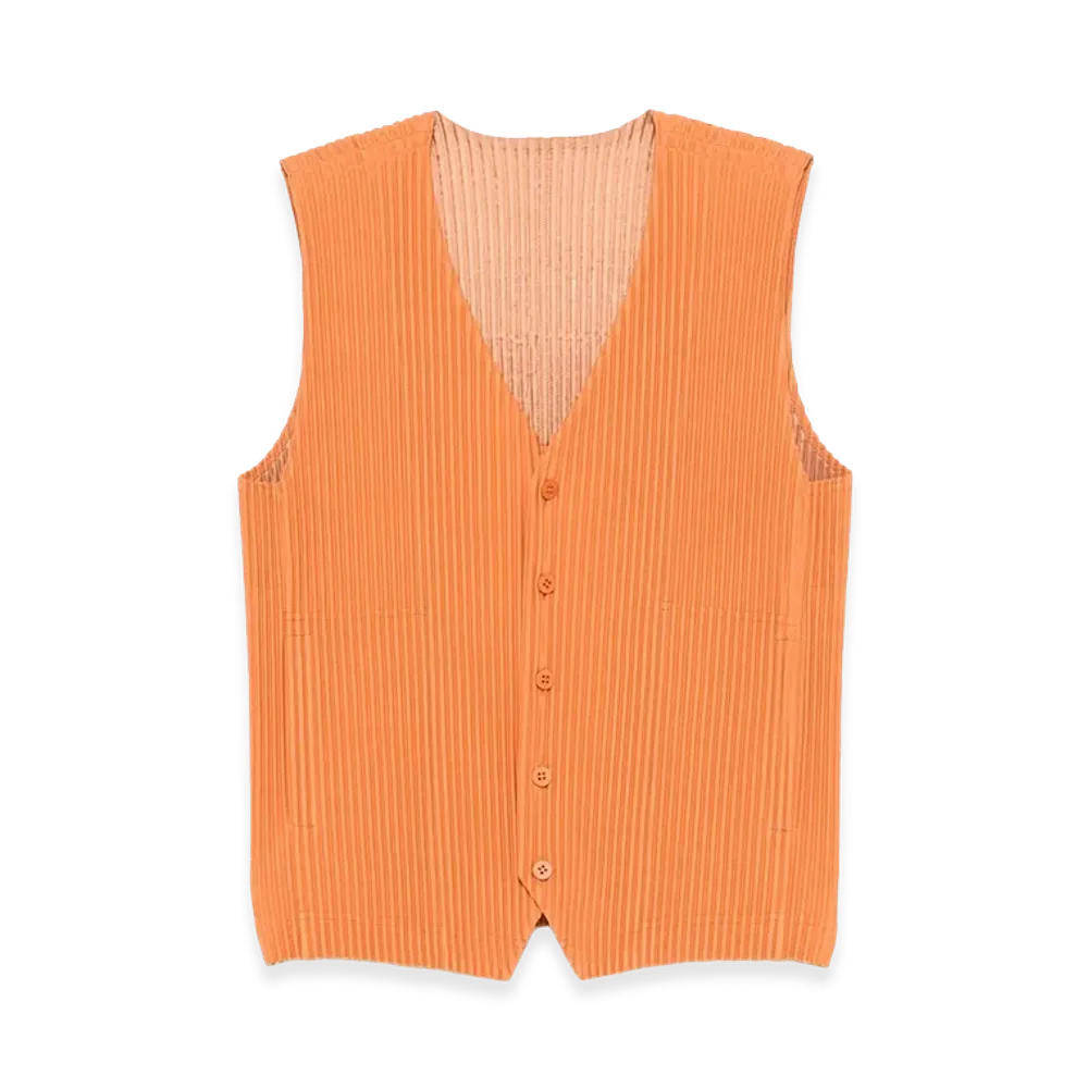 HOMME PLISSE ISSEY MIYAKE Sweaters "Orange"