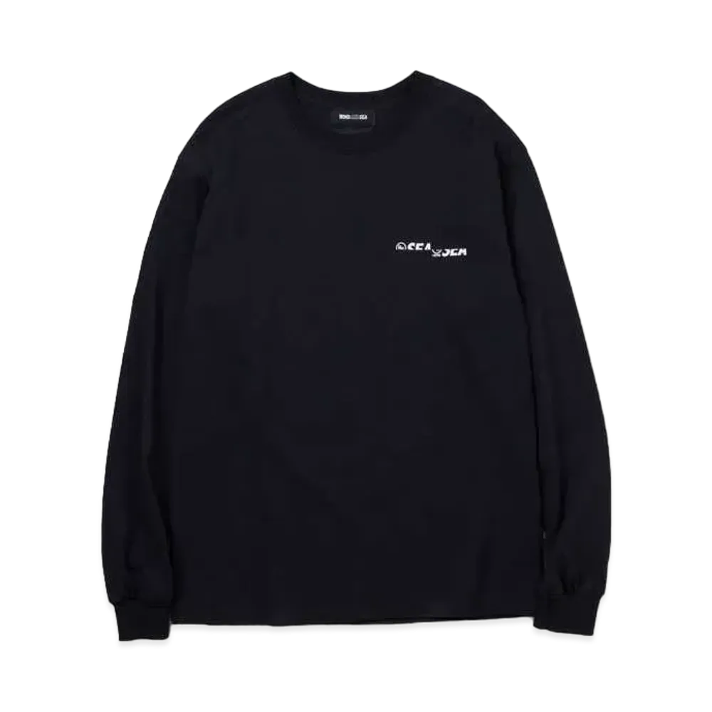NEIGHBORHOOD WIND AND SEA NHWDS-2 / C-TEE . LS "Black"