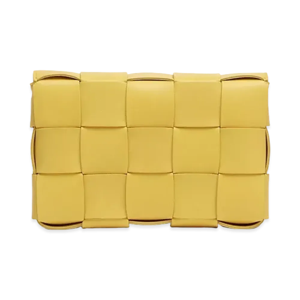 Bottega Veneta Cassette Crossbody Bag "Buttercup"