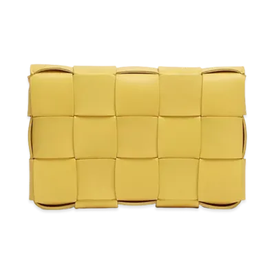 Bottega Veneta Cassette Crossbody Bag "Buttercup"