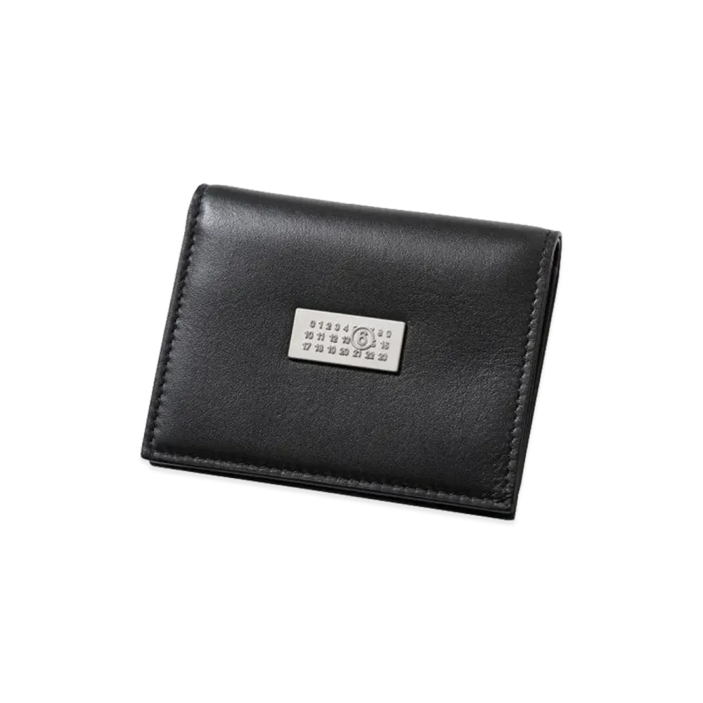 MM6 Maison Margiela Leather Wallet "Black"