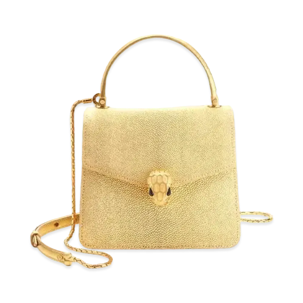 BVLGARI Serpenti Forever Crossbody Bag "Gold"