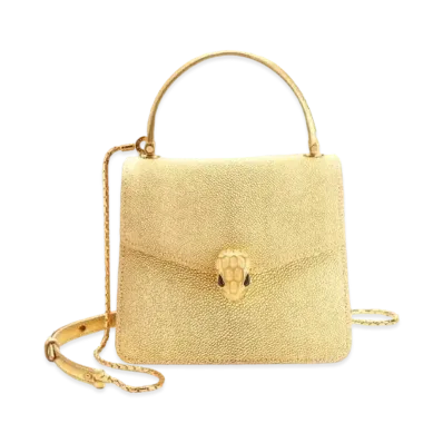 BVLGARI Serpenti Forever Crossbody Bag "Gold"
