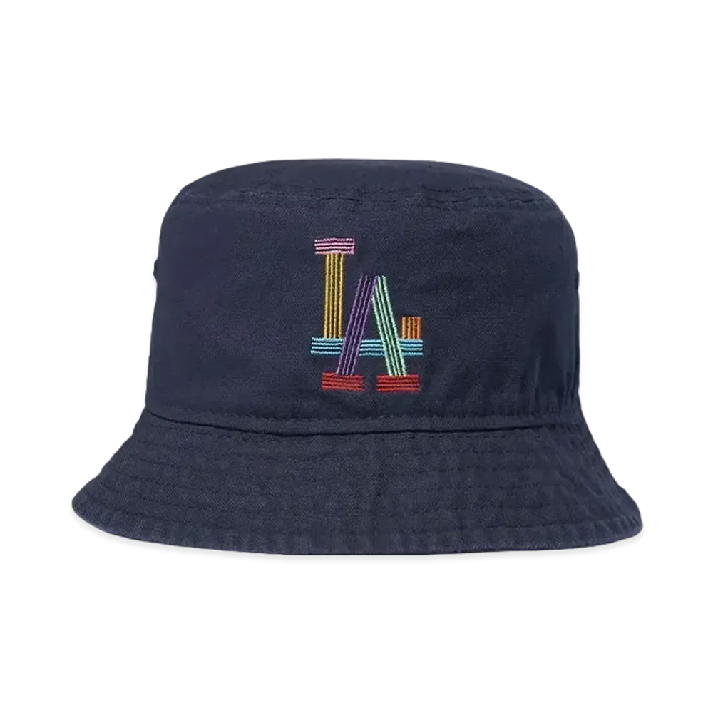NEW ERA BTS x MLB Dynamite Los Angeles Dodgers Bucket 01 "Ocean Side Blue"