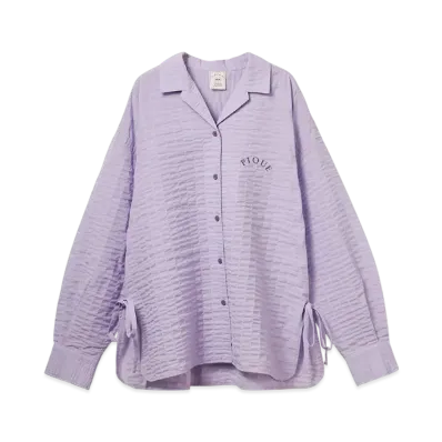 GELATO PIQUE Fabric Ribbon Shirt "Lavender"