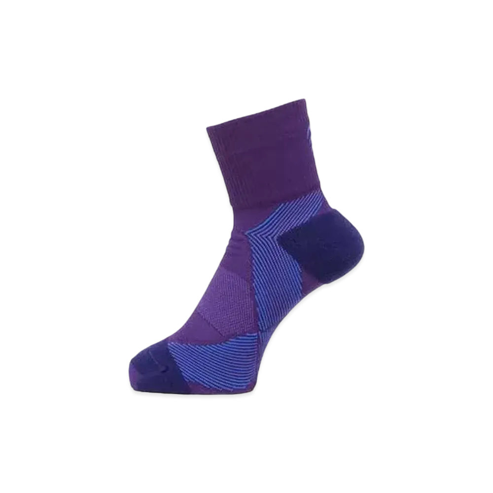 Goldwin Arch Support Quarter Socks (C3 Fit / Unisex) "Deep Purple"