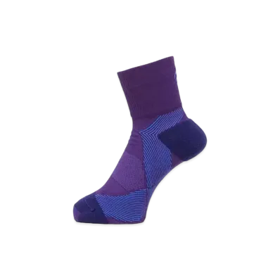 Goldwin Arch Support Quarter Socks (C3 Fit / Unisex) "Deep Purple"