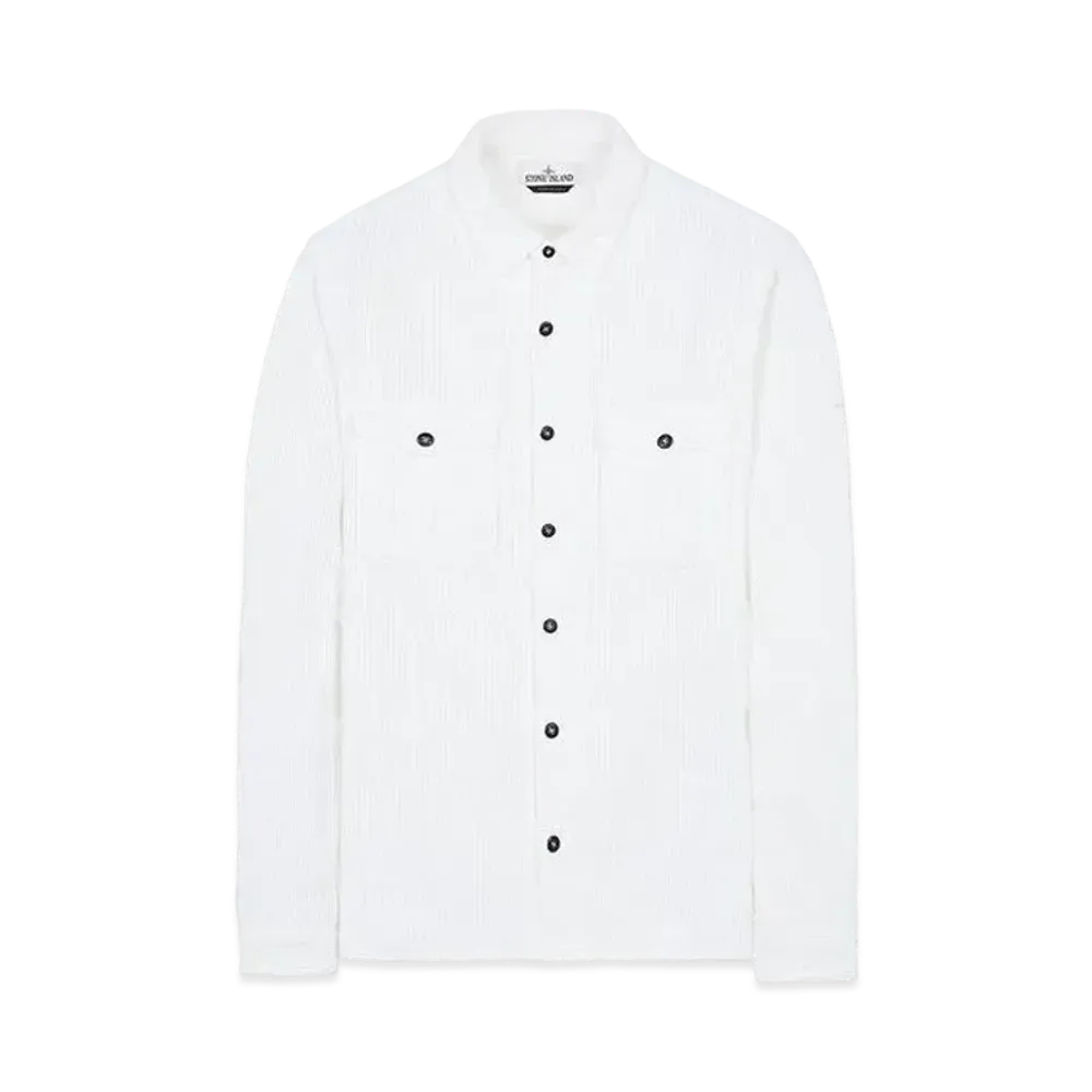 Stone Island 12111 COTTON CORDUROY_REGULAR FIT "White"