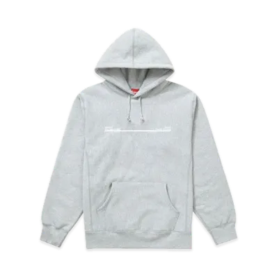 Supreme Shop Hooded Sweatshirt Japan "Heather Grey"