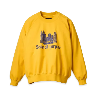 SEDAN ALL-PURPOSE Skyscrapers Sweatshirts "Mustard"