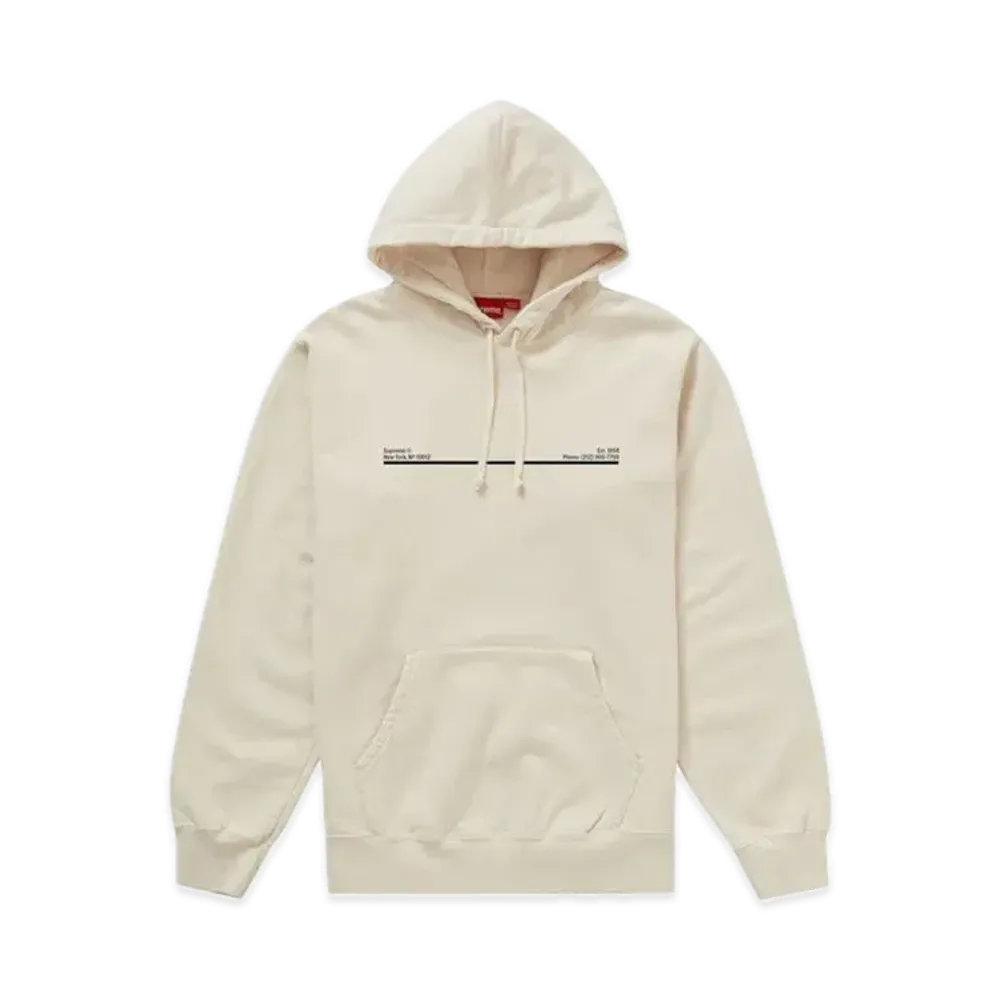 Supreme Shop Hooded Sweatshirt New York City "Natural"