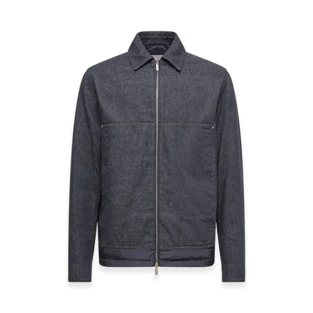 MONCLER Ormoy Denim Down Shirt Jacket "Denim"