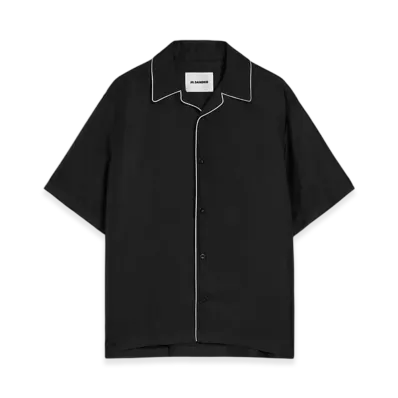 Jil Sander Fluid Viscose Shirt "Black"