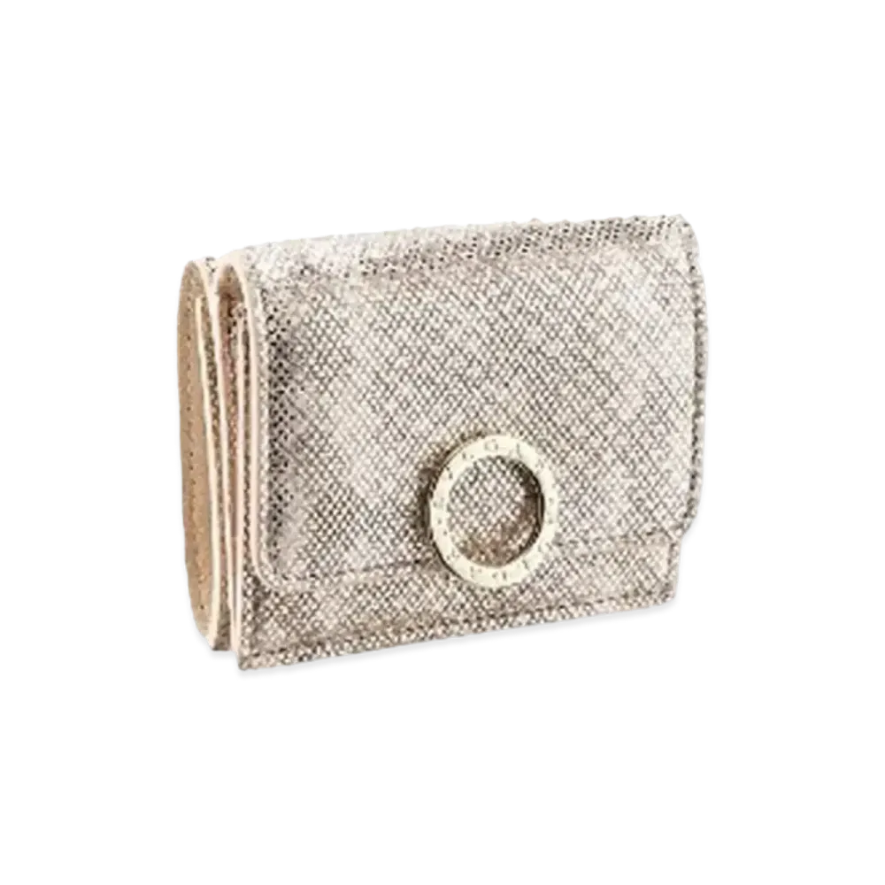 BVLGARI BVLGARI Trifold Wallet "Beige"