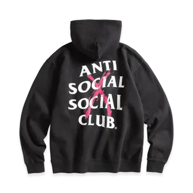 ANTI SOCIAL SOCIAL CLUB Cancelled Paint Hoodie "Black"