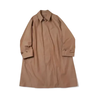 A.PRESSE Balmacaan Coat "Beige"