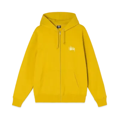 Stussy BASIC STUSSY ZIP HOODIE "Honey"