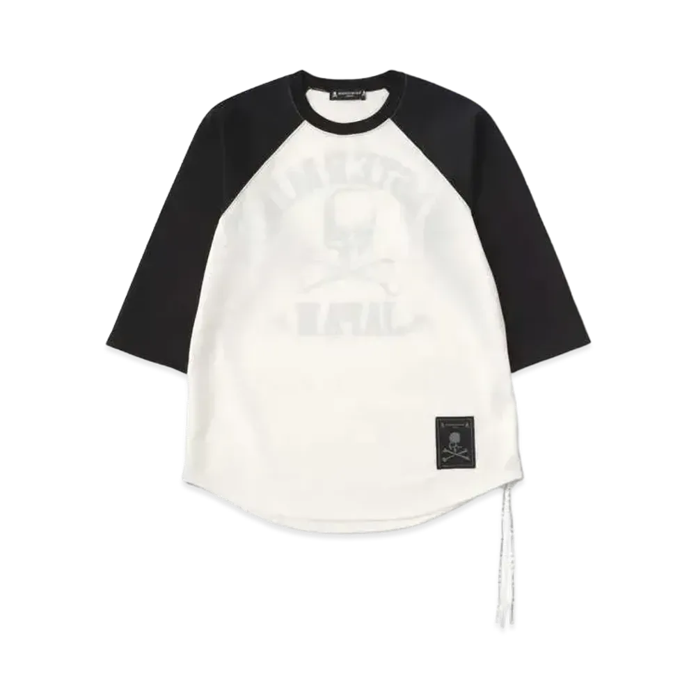 mastermind JAPAN Baseball Tee "Black White"