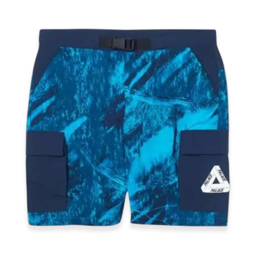 PALACE Asymetric Real Tree Shell Shorts "Blue"