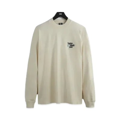 Kith x TaylorMade Mock Neck L/S Tee "Sandrift"