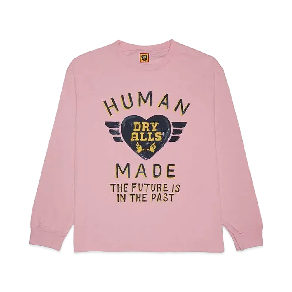 HUMAN MADE Graphic L/S T-Shirt "Pink"