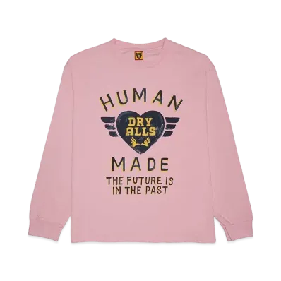 HUMAN MADE Graphic L/S T-Shirt "Pink"