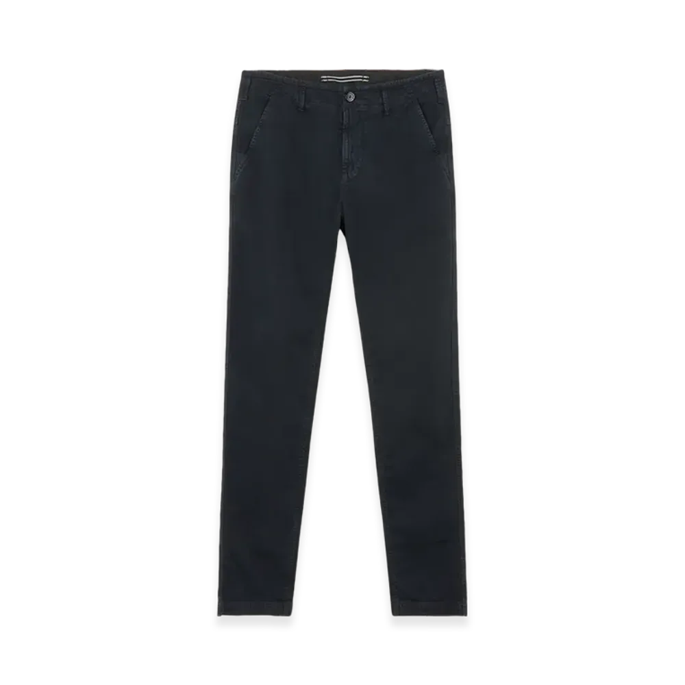 Stone Island 328L1 Stretch Broken Twill Organic Cotton Old Effect Slim Fit Chino Pants - 24FW "Blue"