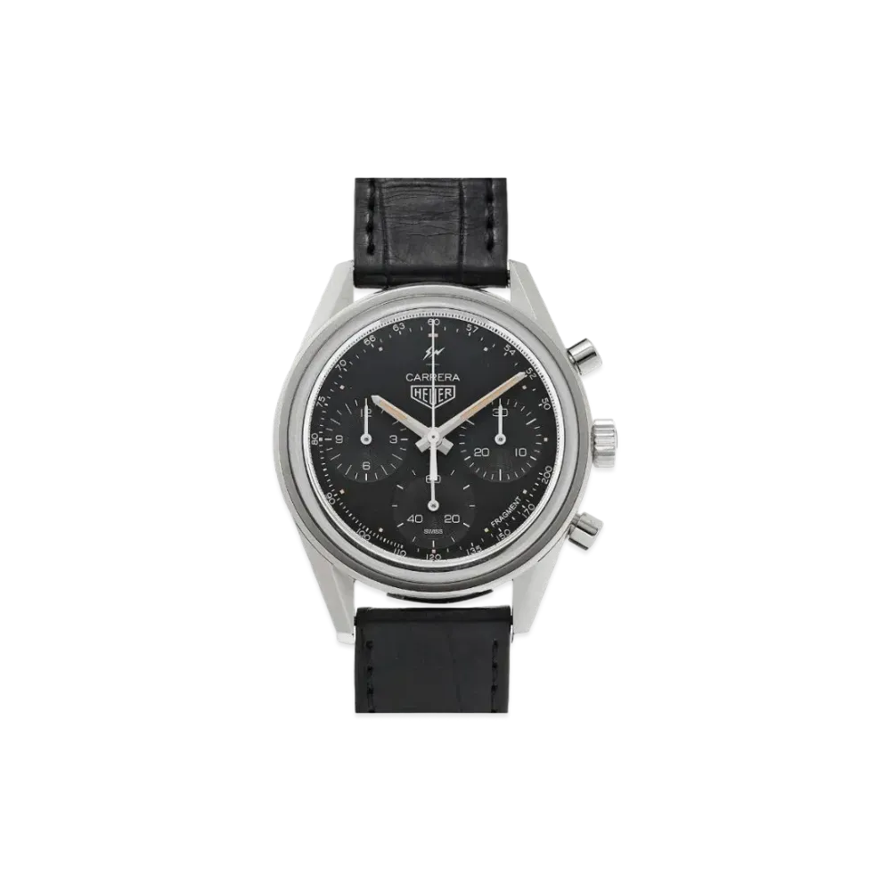 TAG Heuer Carrera Caliber Heuer 02 Chronograph Fragment "Black/Stainless Steel"